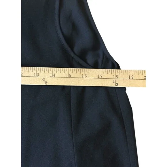 Club Monaco Sleeveless Straight Leg Jumpsuit Women's Size 0 Sheer Top w/Overlay - Picture 6 of 16